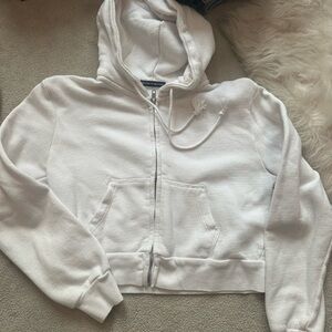 Brandy Melville White Hoodie